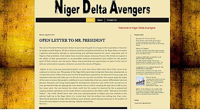 Niger Delta Avengers announce cessation of hostilities