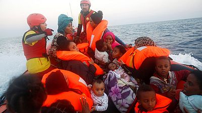 Spanish humanitarian organization rescues migrants off the coast of Libya