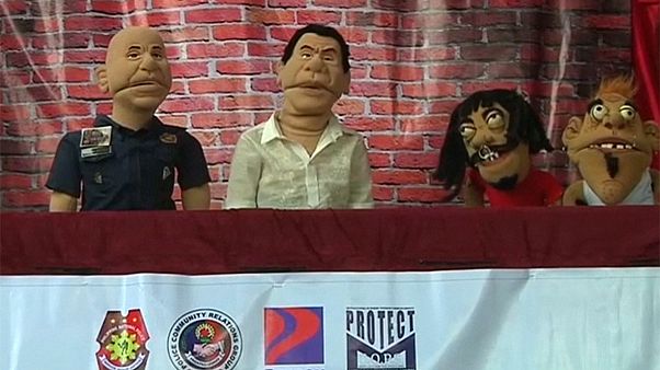 La guerra contra la droga en Filipinas llega a las escuelas en forma de espectáculos con marionetas La guerra contra la droga en Filipinas llega a las escuelas en forma de espectáculos con marionetas