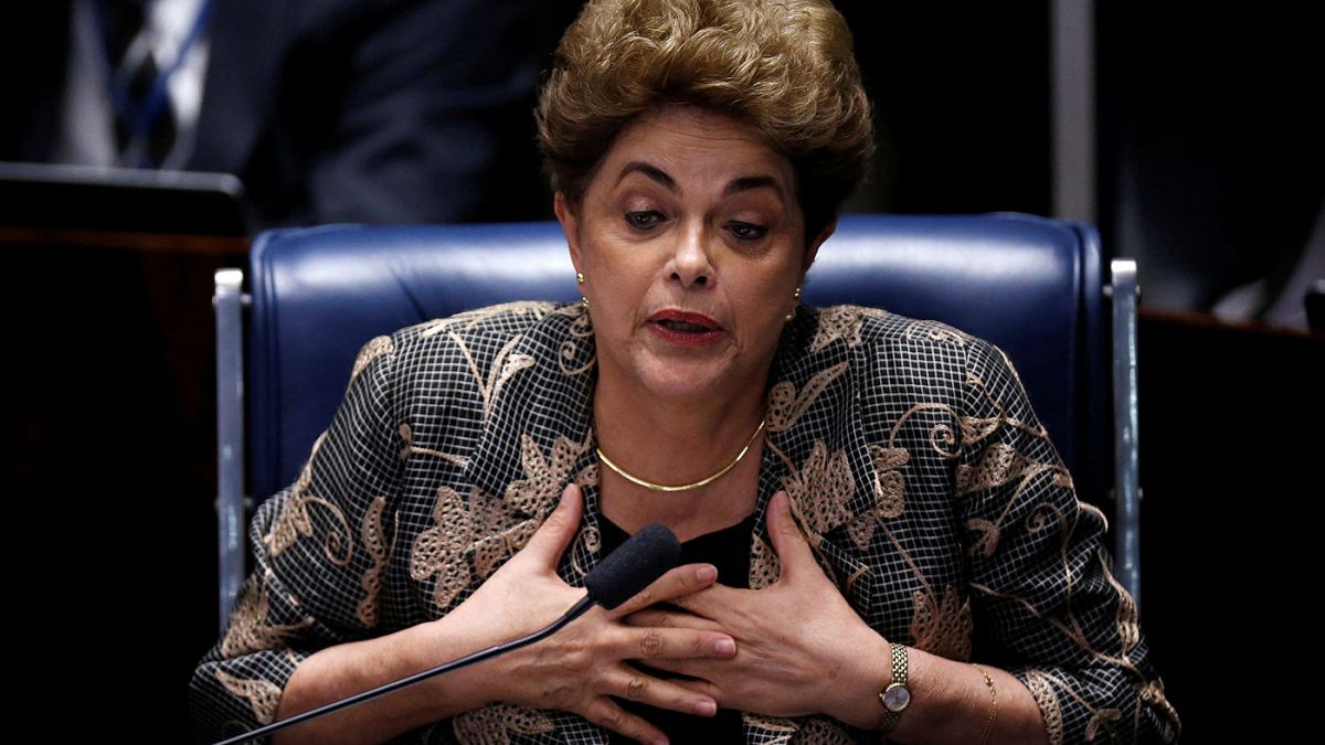 A horas del voto del "impeachment", Dilma Rousseff planta cara al Senado y denuncia un "golpe de Estado"