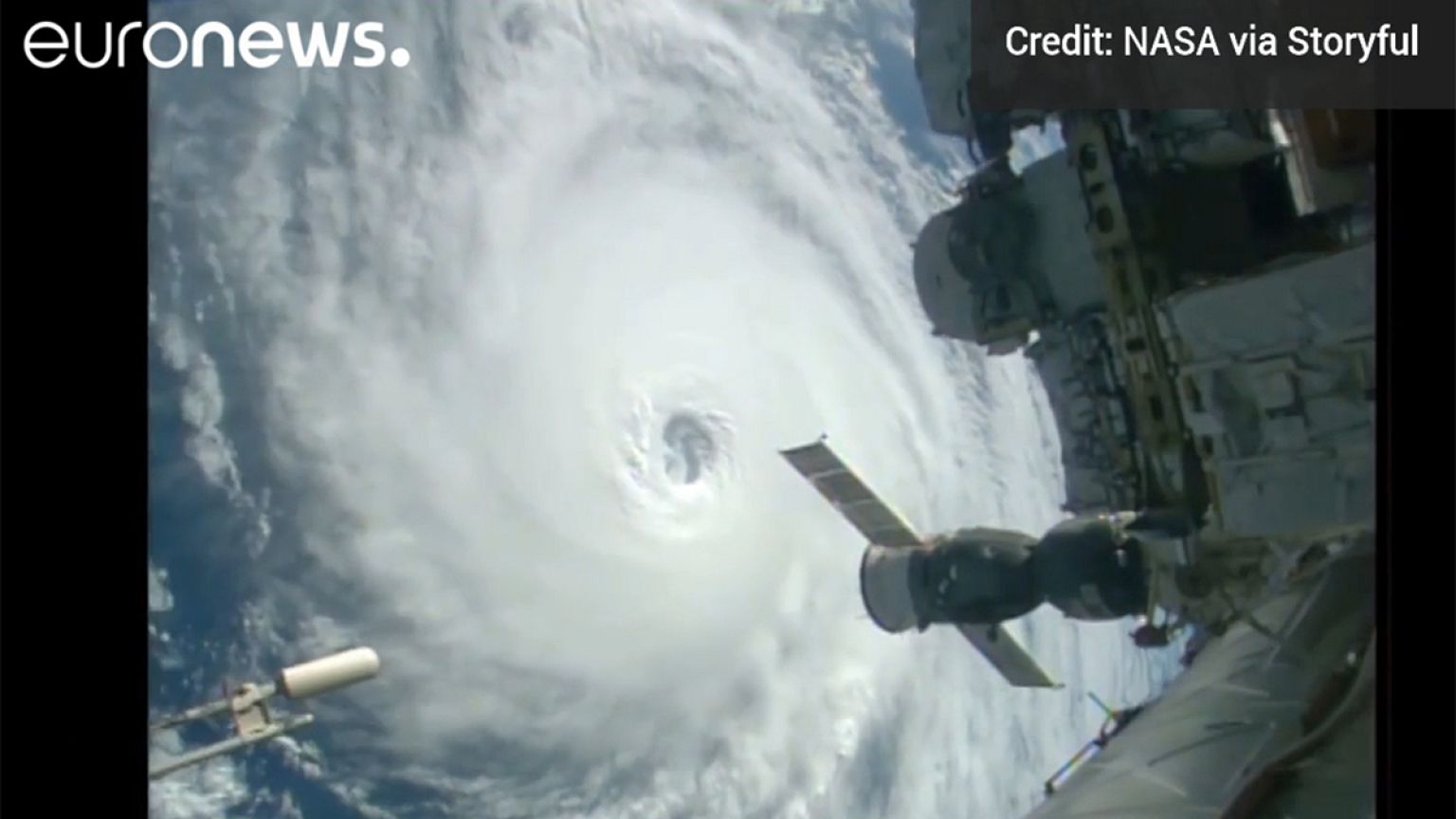 [Video] La Estación Espacial Internacional filma tres huracanes en un solo día