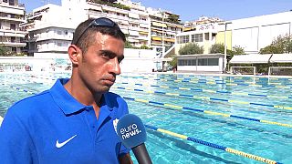 السباح السوري ابراهيم الحسين يبحث عن حياة رياضية جديدة رغم همّ الإعاقة و اللجوء