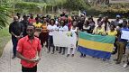 Gabon nationals in Paris protest against the results of the August 27 presidential elections [no comment]