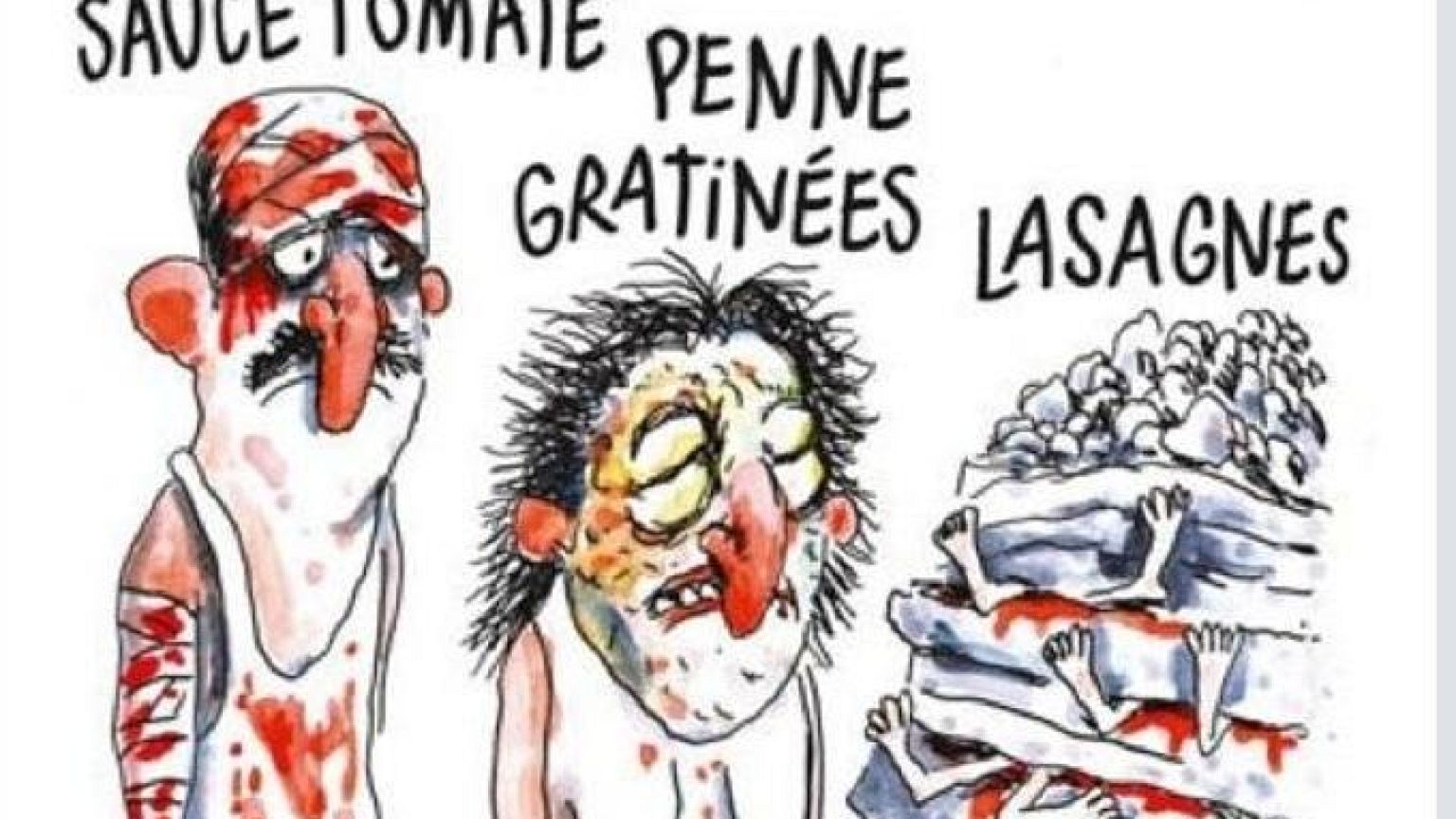 Italien: Charlie-Hebdo-Zeichnung zum Erdbeben sorgt für Empörung