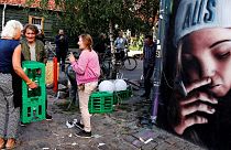 Christiania'da esrar satılan tezgahlar kaldırıldı