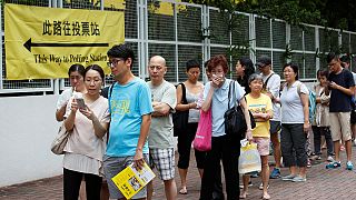 Hong Kong holds first major vote since pro-democracy protests