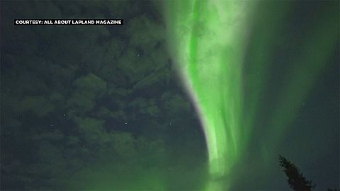 Northern lights in Finland