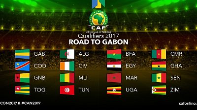 CAN 2017 au Gabon, les seize équipes qualifiées pour la phase finale sont connues