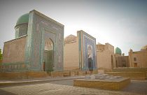 La belleza del complejo de Shaji Zinda en Uzbekistán