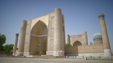 Postcards from Uzbekistan: the Bibi-Khanym mosque