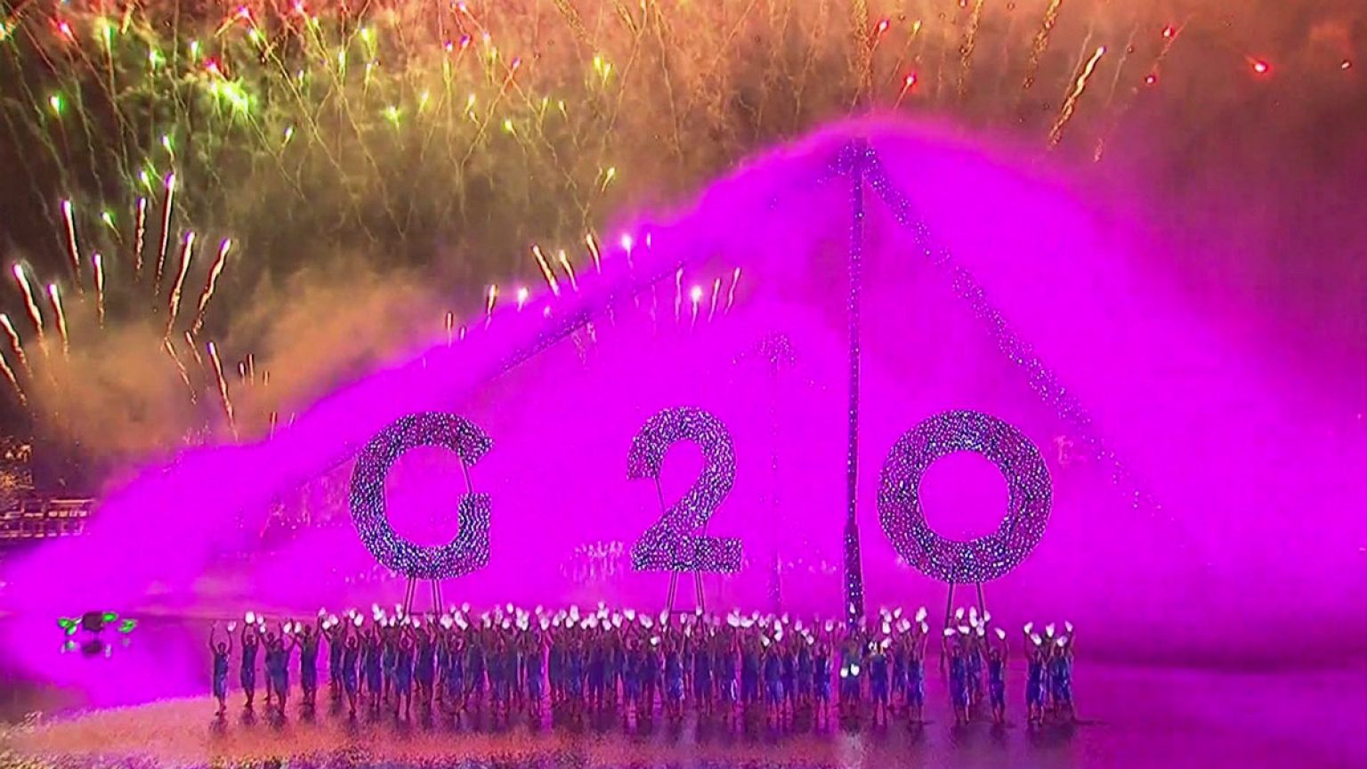Грандиозное представление для гостей G20