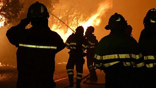 Spain: Wildfires rage on the Costa Blanca