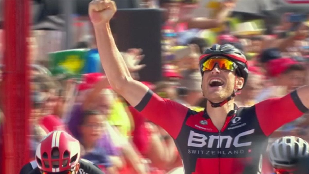 Vuelta a Espana: Jempy Drucker claims first grand tour stage win