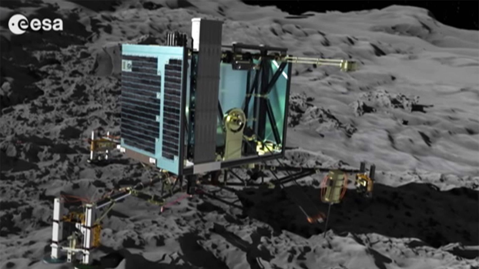 Kuyruklu yıldıza inen kayıp modül Philae bulundu