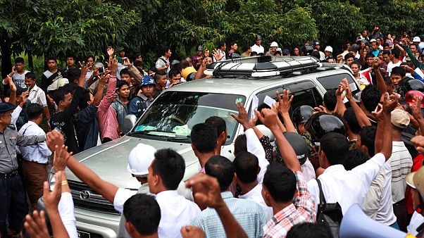 Tiltakoznak a nacionalistak Mianmarban a rohingyák integrációja ellen Tiltakoznak a nacionalistak Mianmarban a rohingyák integrációja ellen