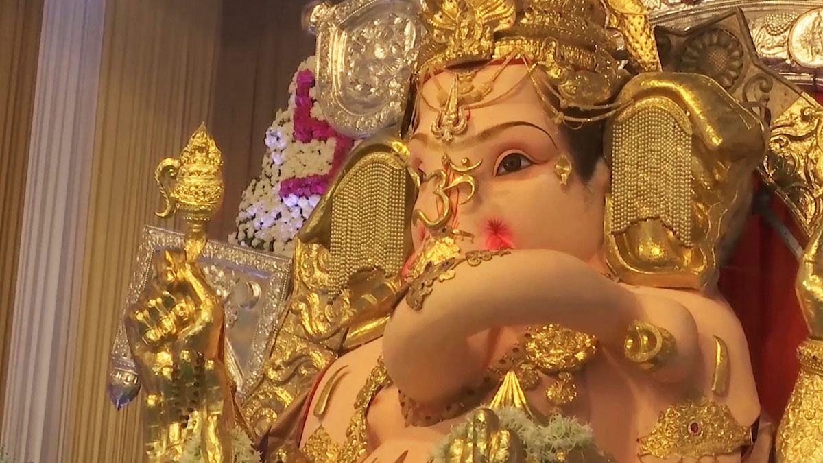 Ινδία: Εκδηλώσεις για τη γιορτή του θεού Γκανές