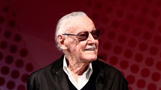 Stan Lee attends the Tokyo Comic Con in Japan in 2016.