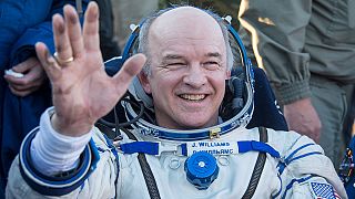 Record-breaking US astronaut, crewmates safely return to Earth