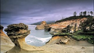 Rock formation 'toppled by vandals'