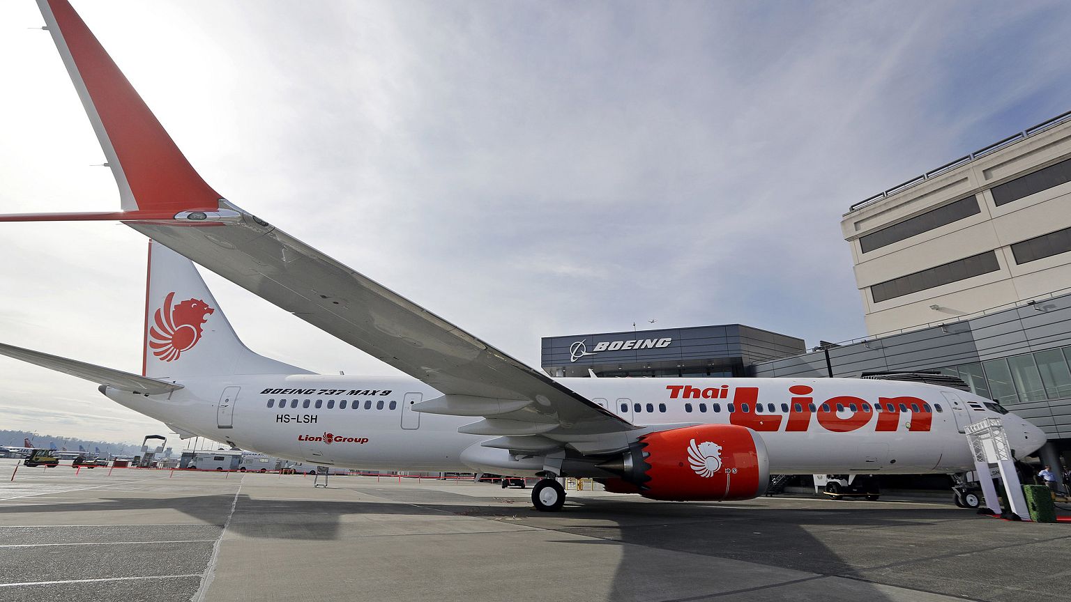 Image: Boeing's first 737 MAX 9, pictured in Seattle before delivery to Lio