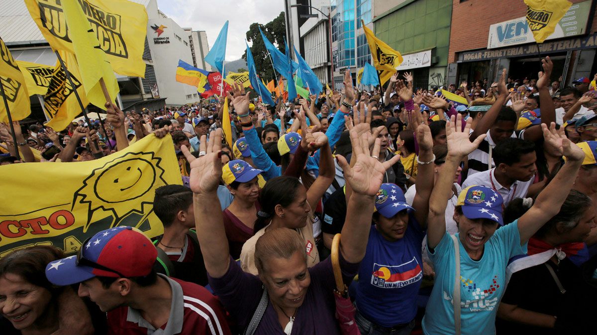 Venezuela: rival rallies face off over Maduro's future