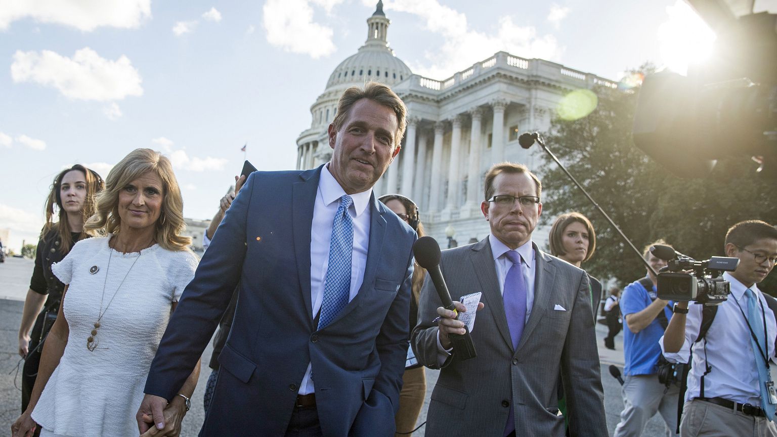 Image: Jeff Flake, Cheryl Flake