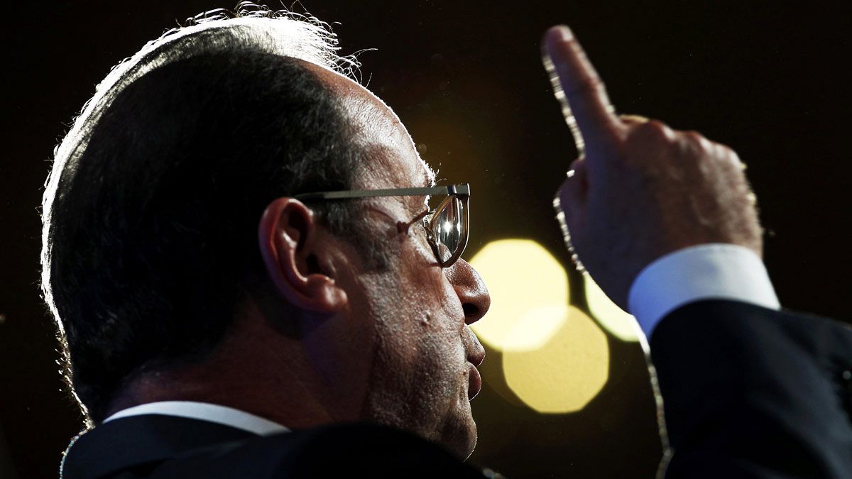 Hollande: strong words on democracy in the face of terrorism
