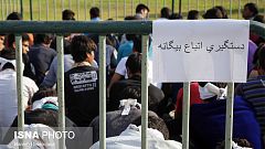 پلیس شیراز اتباع خارجی بازداشت شده را به نمایش گذاشت