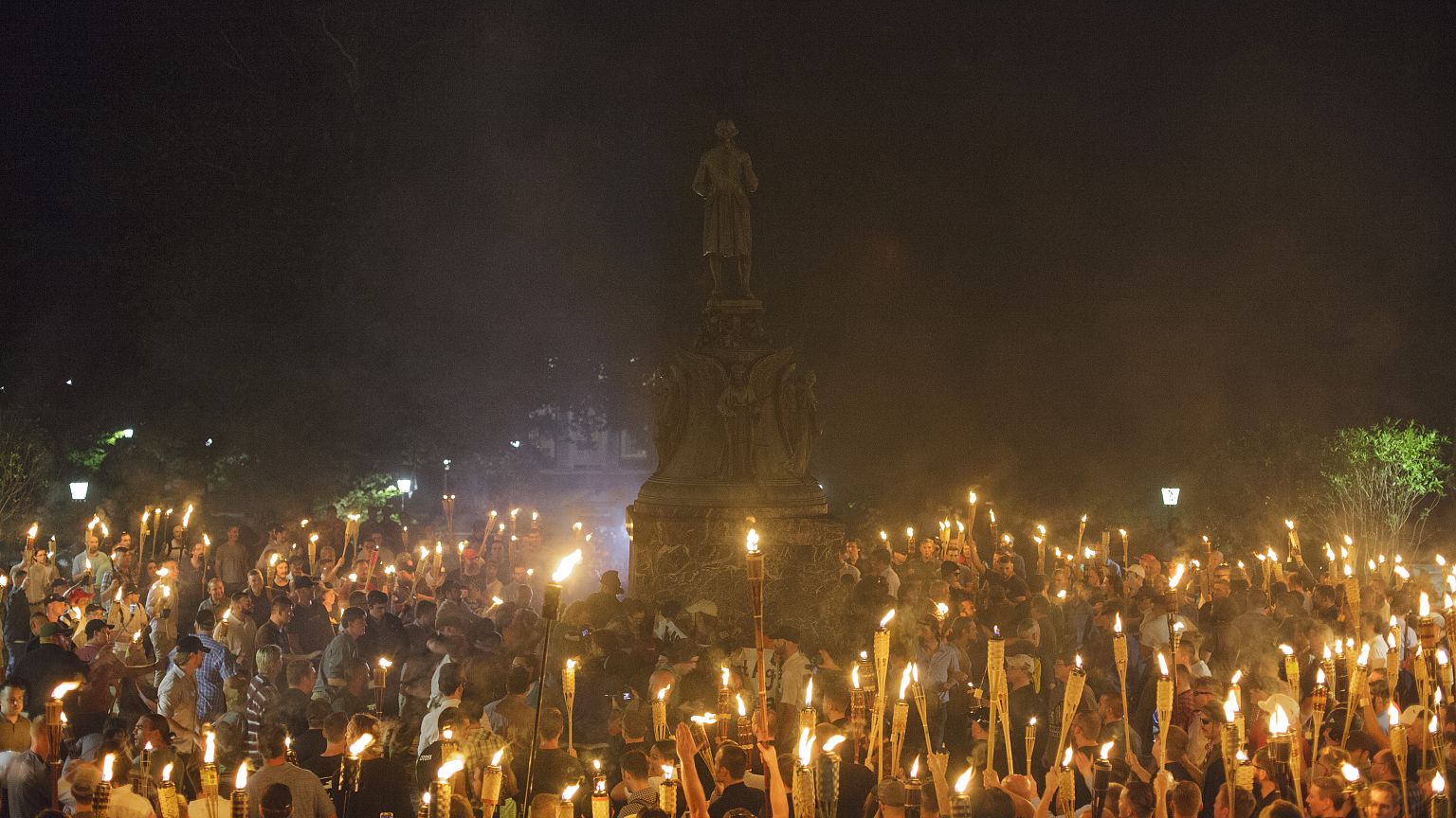 Alt Right, Neo Nazis hold torch rally at UVA