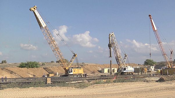 Israel constrói barreiras subterrâneas na fronteira com Gaza para impedir entrada de militantes palestinianos Israel constrói barreiras subterrâneas na fronteira com Gaza para impedir entrada de militantes palestinianos