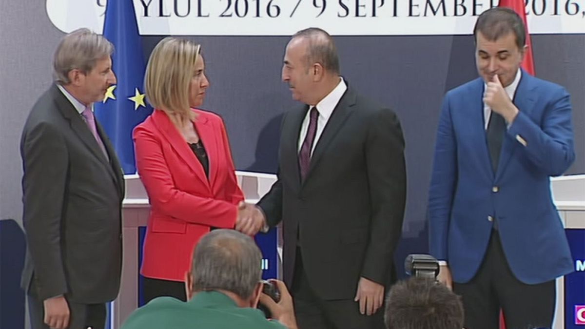 EU-Turkey should 'talk more to and less about each other' - Mogherini