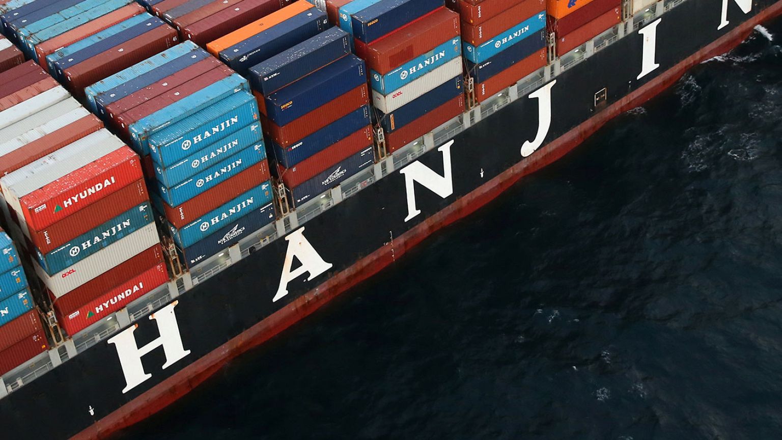12.400 M€ de mercancías a la deriva en los puertos por la quiebra de Hanjin Shipping