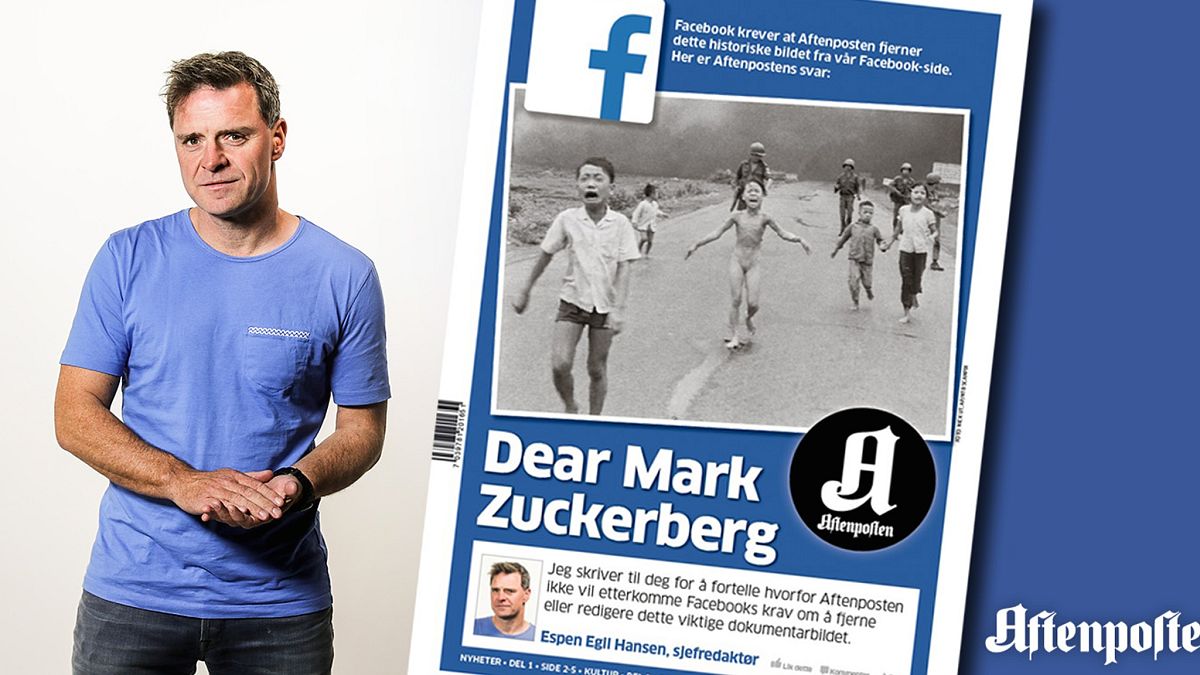 Norwegische Zeitung "Aftenposten" wirft Facebook Zensur vor
