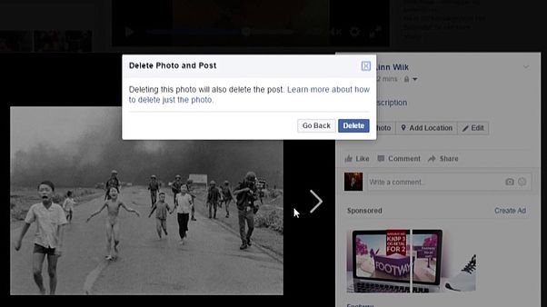 Çıplak 'napalm kız' fotoğrafını kaldıran Facebook geri adım attı Çıplak 'napalm kız' fotoğrafını kaldıran Facebook geri adım attı