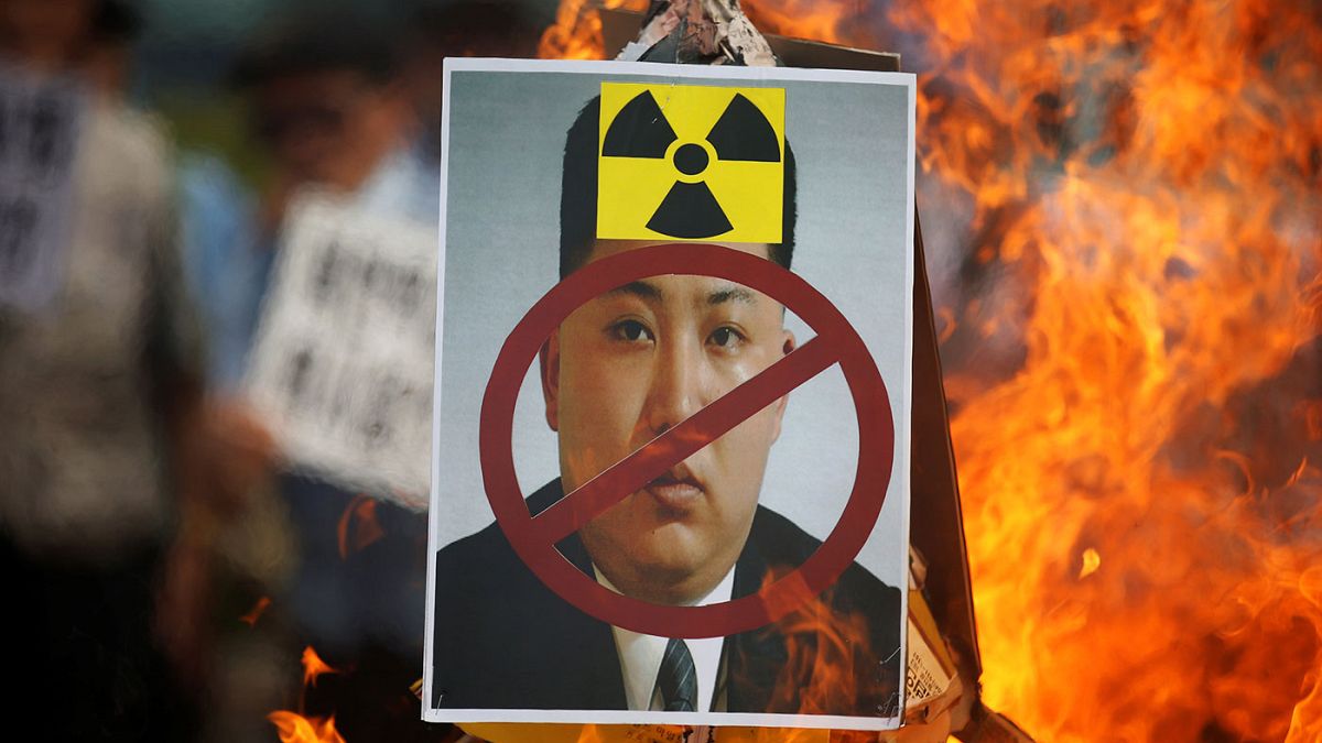 مظاهرة في كوريا الجنوبية تندد بالتجربة النووية الخامسة للجارة الشمالية