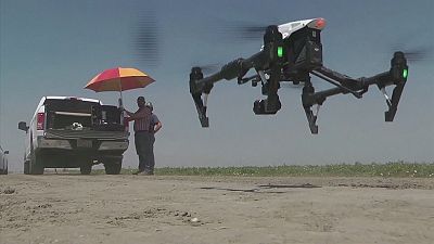 Farmers use drones to fight drought