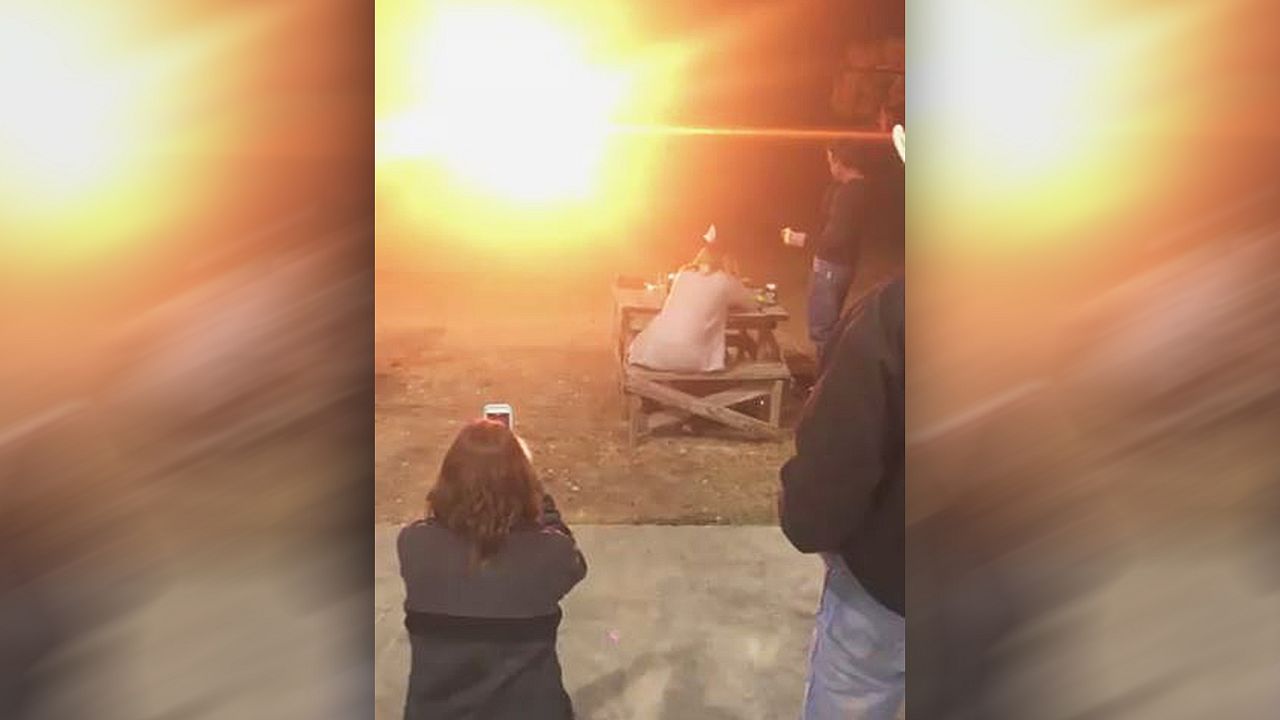 Woman Blows Up Her Wedding Dress To Celebrate Divorce Being