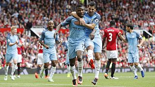Guardiola draws first blood in Manchester derby