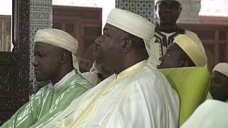 Gabon: Ali Bongo "prays for peace" at Eid celebrations [no comment]
