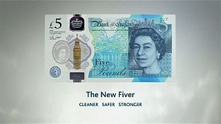 Neue Pfundnote aus Plastik: Churchill, wasserfest
