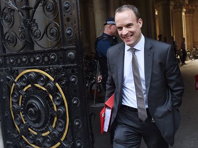 Dominic Raab was Thursday\'s biggest Brexit resignation.