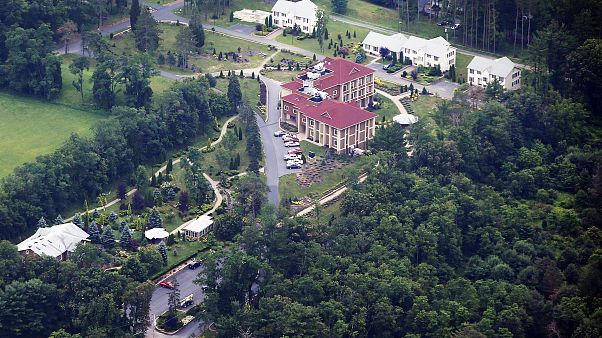 Image: An aerial view of the Golden Generation Worship and Retreat Center i Image: An aerial view of the Golden Generation Worship and Retreat Center i