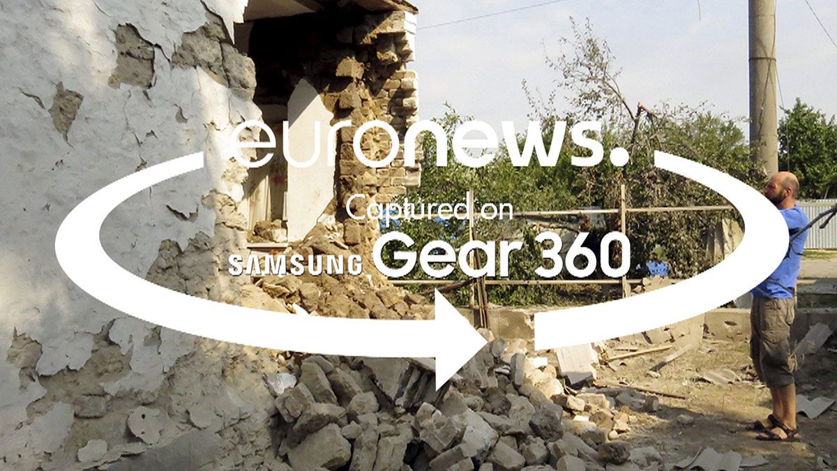 360 video: Experience life next to the contact line in Eastern Ukraine