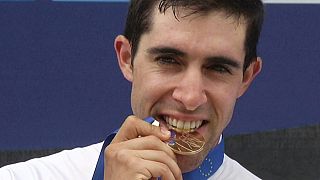Castroviejo wins European time trial title