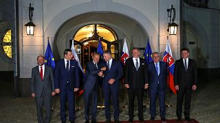 Líderes europeus reunidos na primeira cimeira pós-brexit