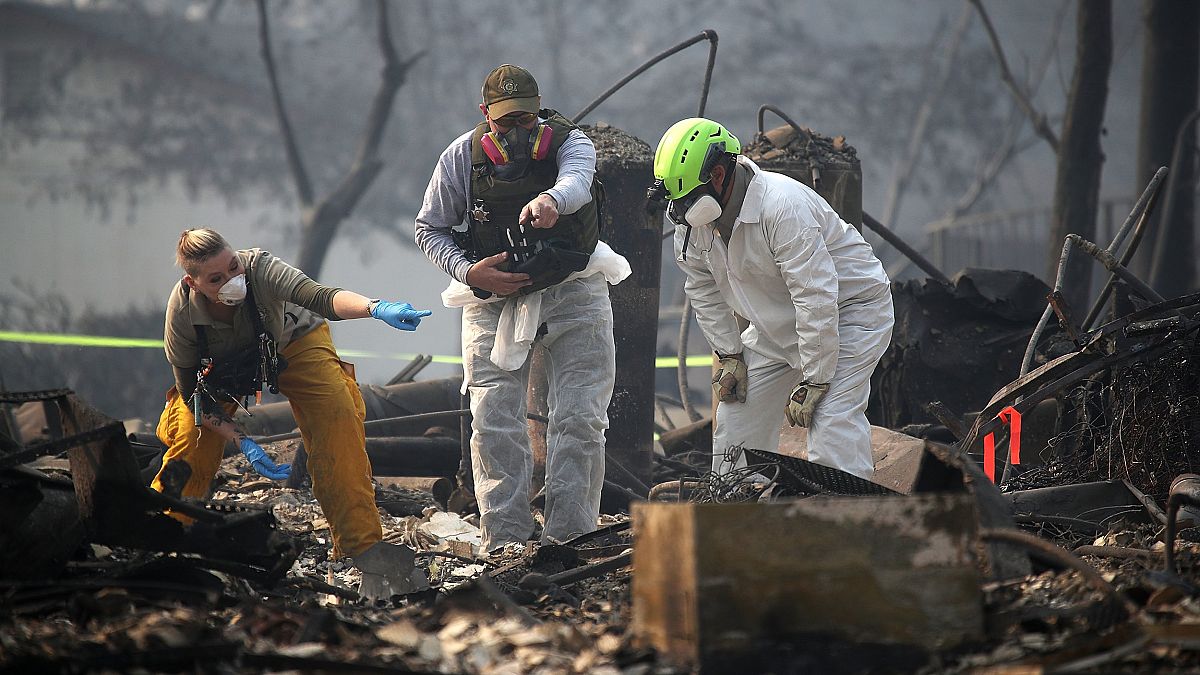 Image: California Town Of Paradise Devastated By The Camp Fire Continues Se