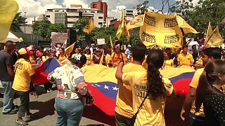 تظاهرات مخالفان دولت در پایتخت ونزوئلا