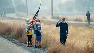 Image: Trump Visits California Wildfires