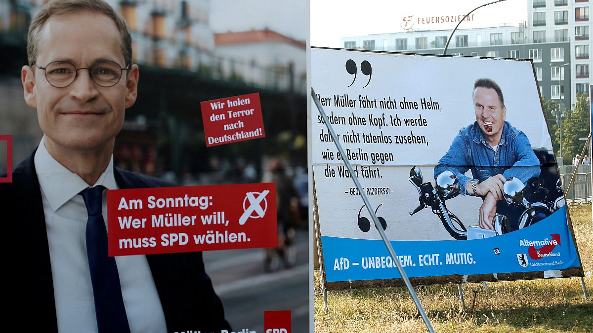 SPD schwächste "stärkste Kraft" in Berlin mit 21,6 %; AfD holt 14,1%