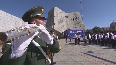Китай: церемония, посвящённая 85-й годовщине Маньчжурского инцидента